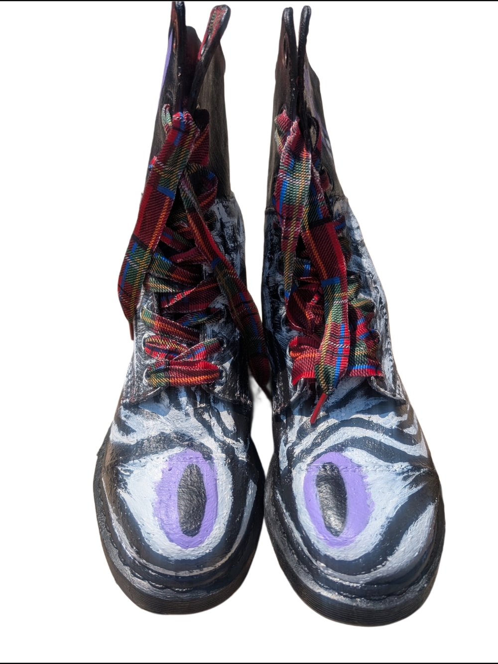Dr. Martens 1914 Triumph Aimilita, Handpainted, Cheshire Cat, One Of A Kind - Picture 8 of 11